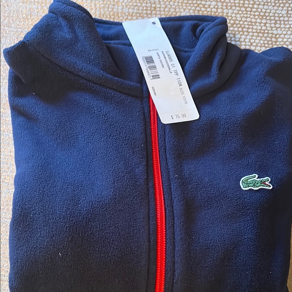 Lacoste Kids Navy Blue Jacket